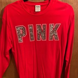 Long sleeve PINK tee
